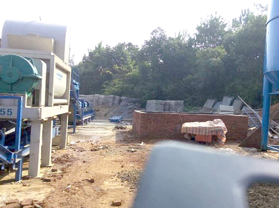 Caso de campo de una estación mezcladora de suelo estabilizado 300T en Jingdezhen, Jiangxi