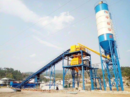 Jianxin volvió a ganar el pedido de un conjunto completo de 90 metros cúbicos de planta mezcladora de hormigón por hora en Pu'er, Yunnan