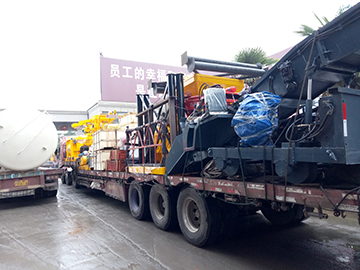 Planta mezcladora de hormigón Jianxin HZS120 enviada a Kunming, Yunnan