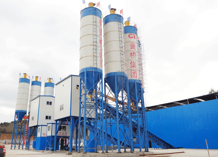 Estudio de caso de la planta mezcladora de concreto Double HZS120 en Liuzhou, Guangxi